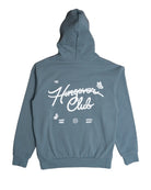 The Club Hoodie - Smokey Blue - Pink7