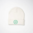 Smiley Beanie - Bone - Pink7