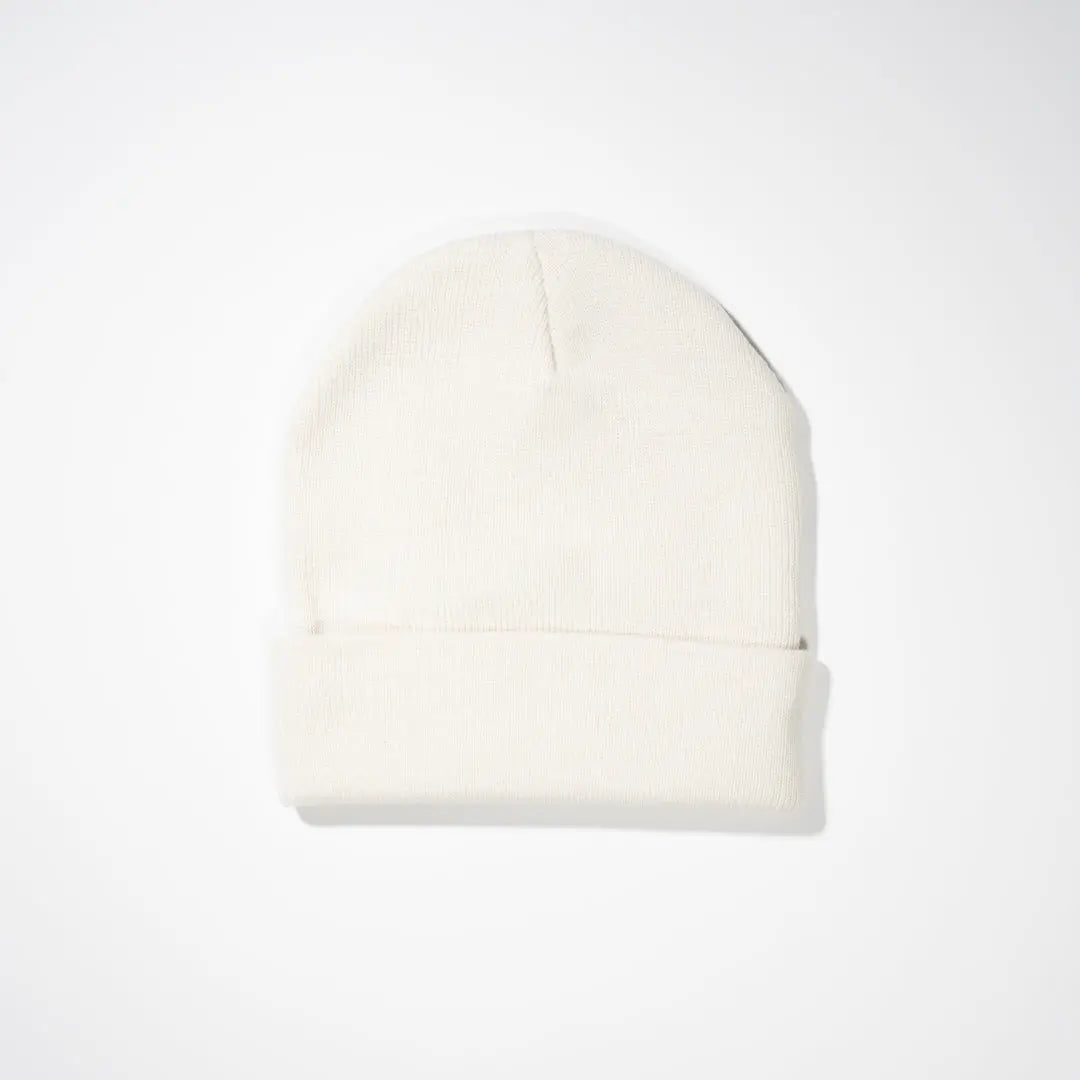 Smiley Beanie - Bone - Pink7