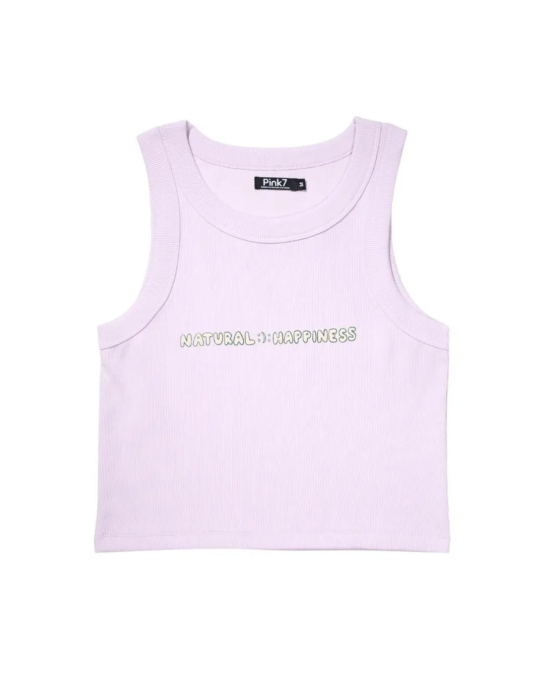 The Natural Happiness Tank Top for Women - Light Orchid - Pink7