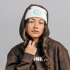 Smiley Beanie - Bone - Pink7