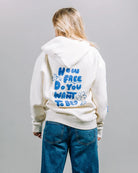 How Free Hoodie - Bone - Pink7