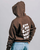 How Free Hoodie - Brown - Pink7