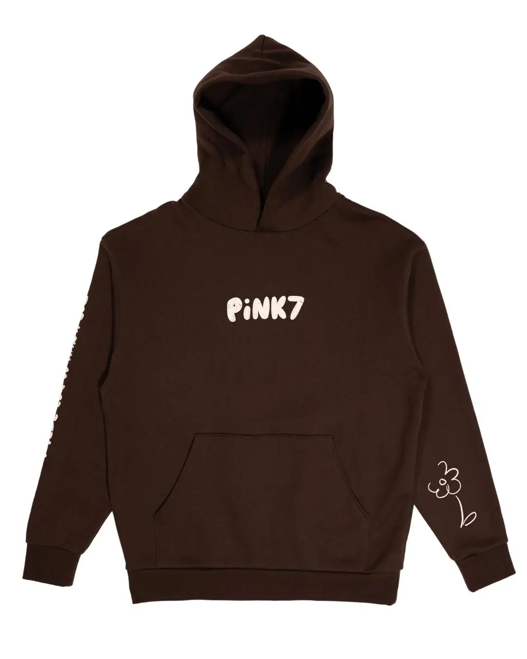 How Free Hoodie - Brown - Pink7