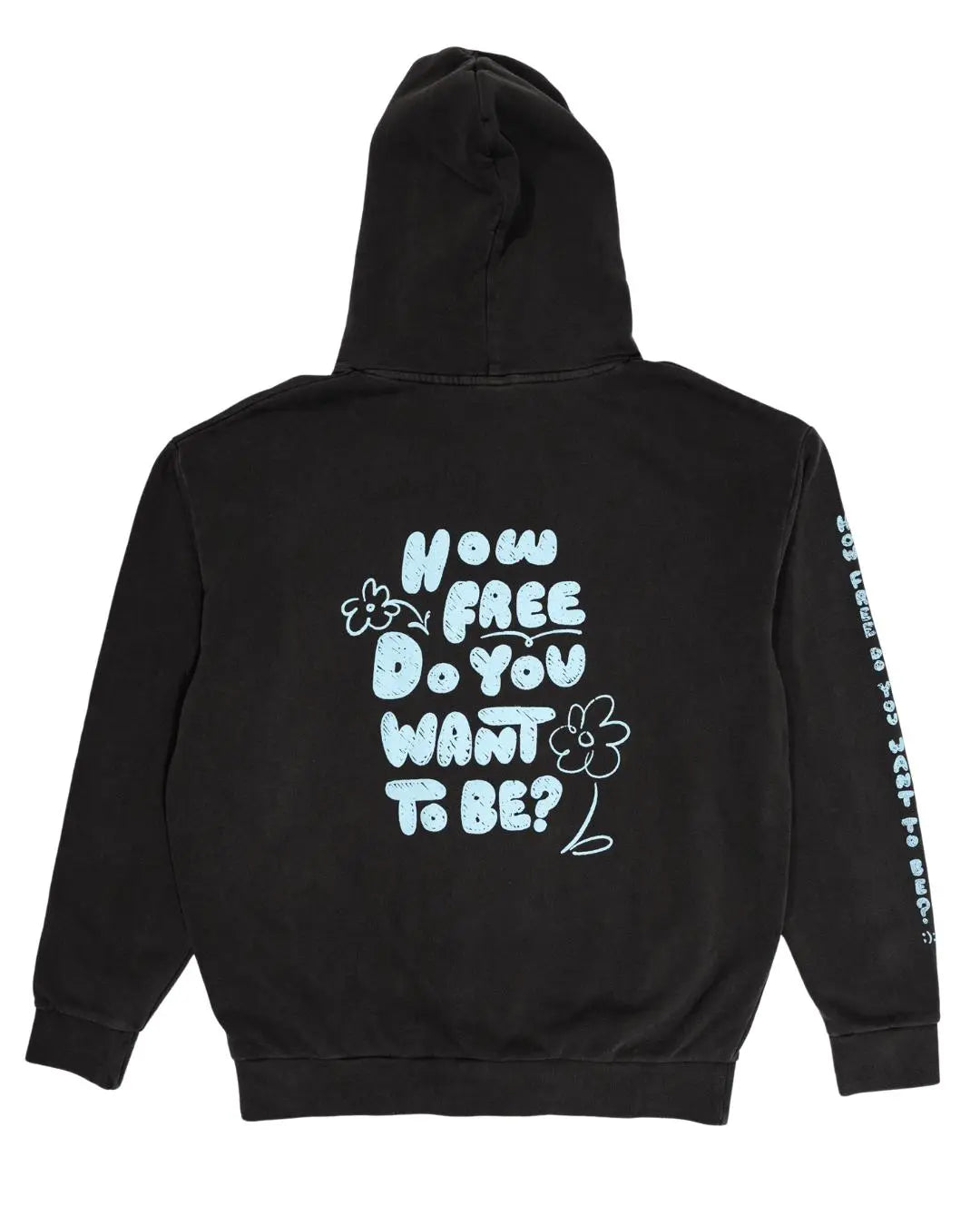 How Free Hoodie - Charcoal - Pink7