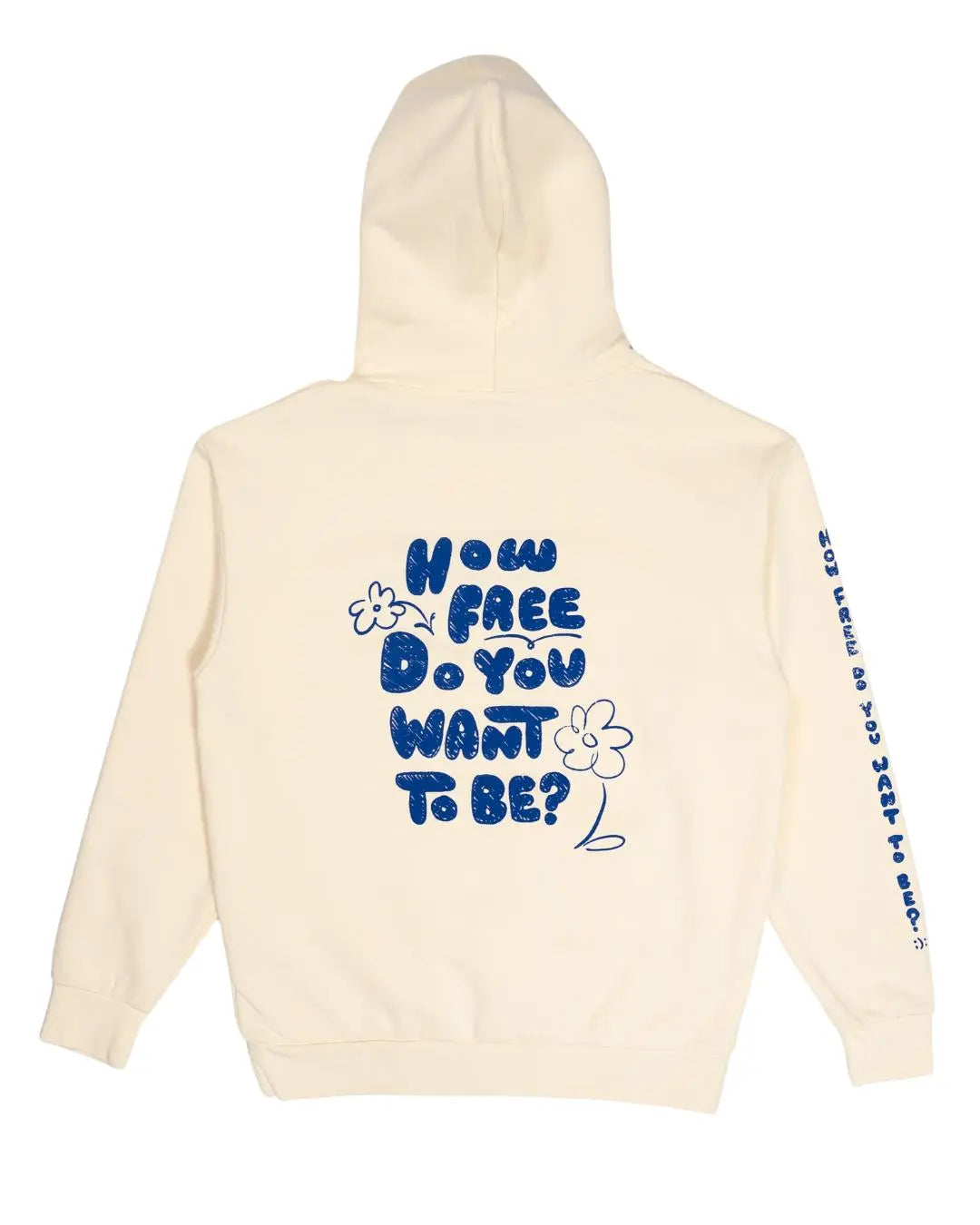 How Free Hoodie - Bone - Pink7