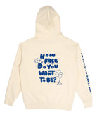 How Free Hoodie - Bone - Pink7