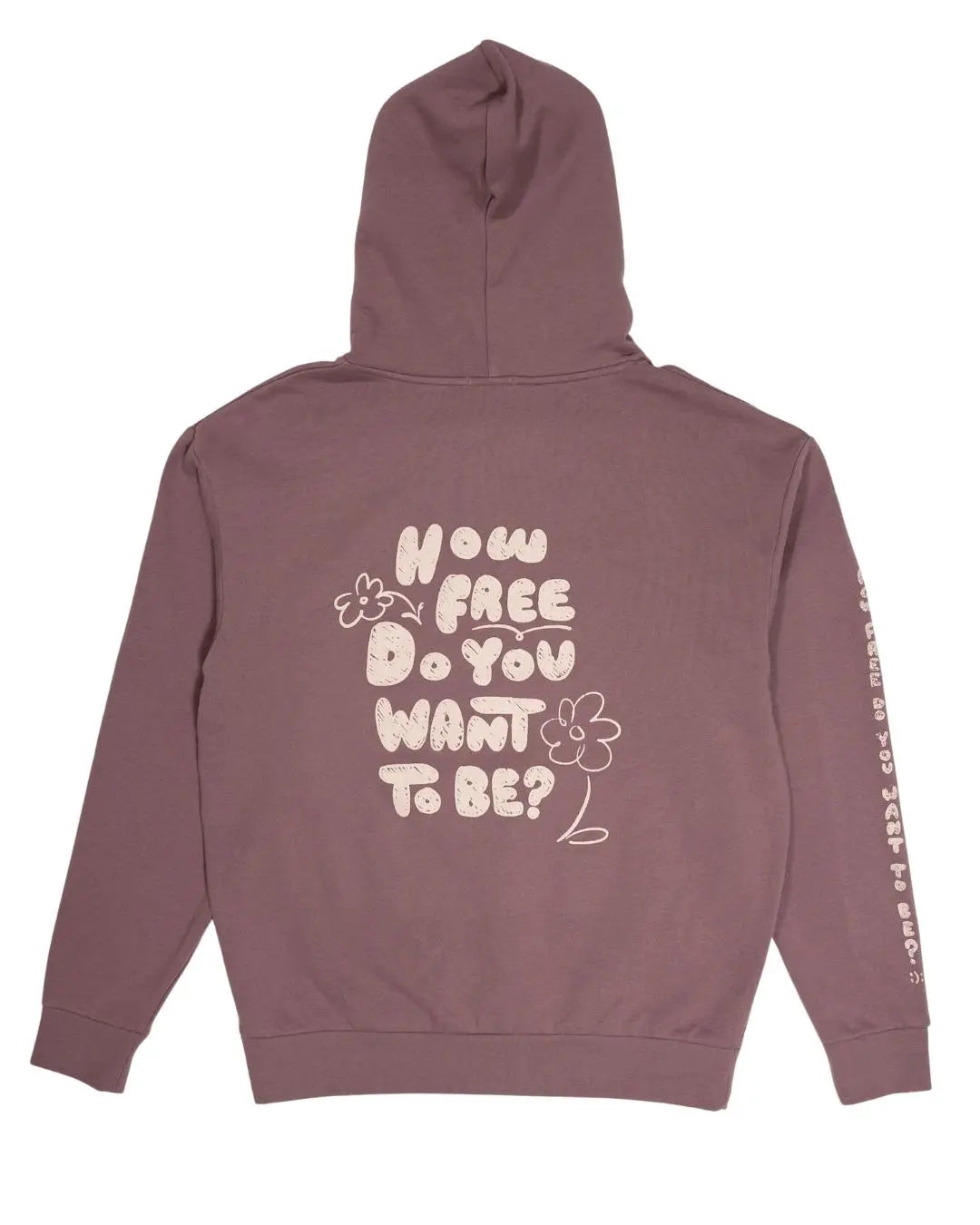 How Free Hoodie - Dark Orchid - Pink7