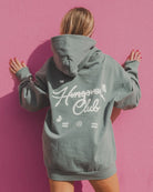 The Club Hoodie - Smokey Blue - Pink7