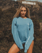 The Club Crewneck - Light Blue - Pink7