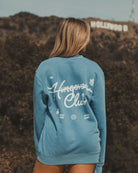 The Club Crewneck - Light Blue - Pink7