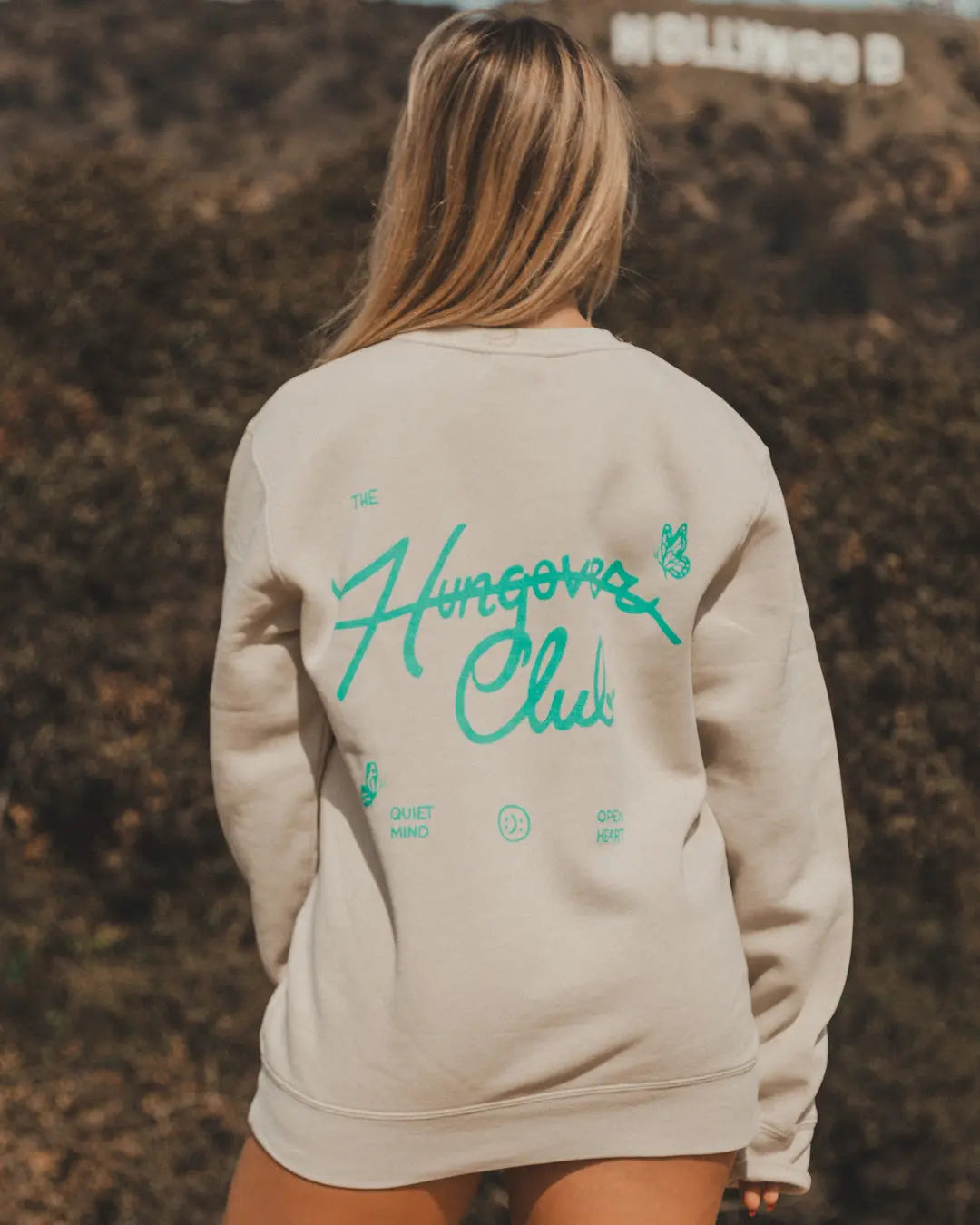 The Club Crewneck - Cream - Pink7