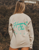 The Club Crewneck - Cream - Pink7