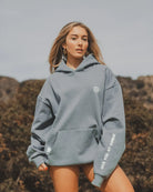 The Club Hoodie - Smokey Blue - Pink7