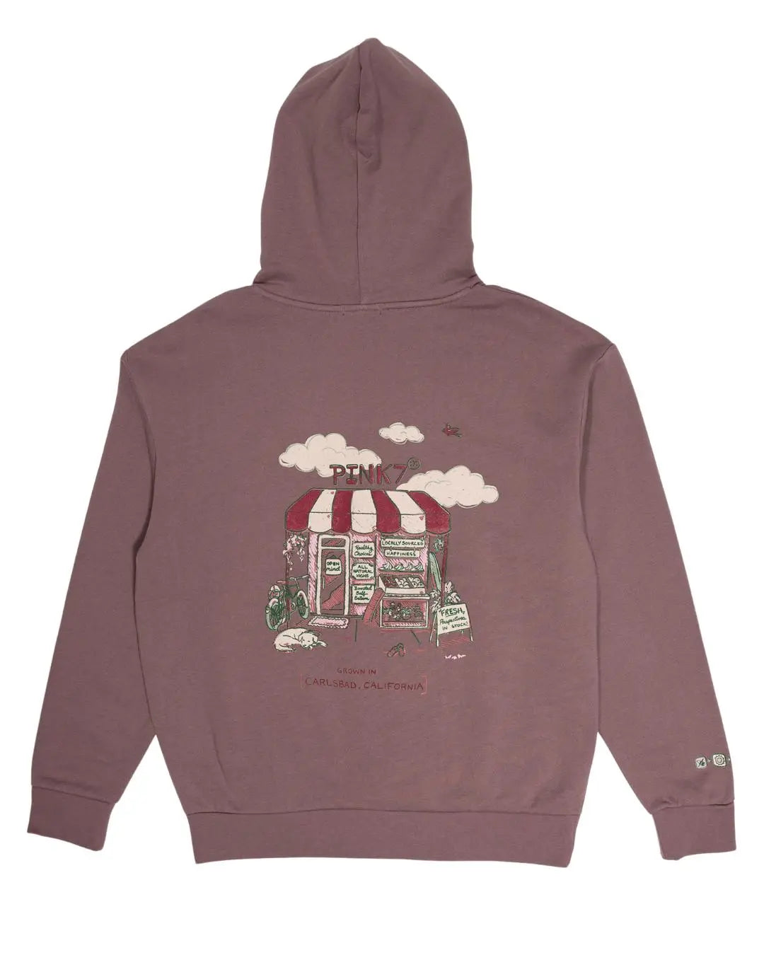 The Market Hoodie - Dark Orchid - Pink7