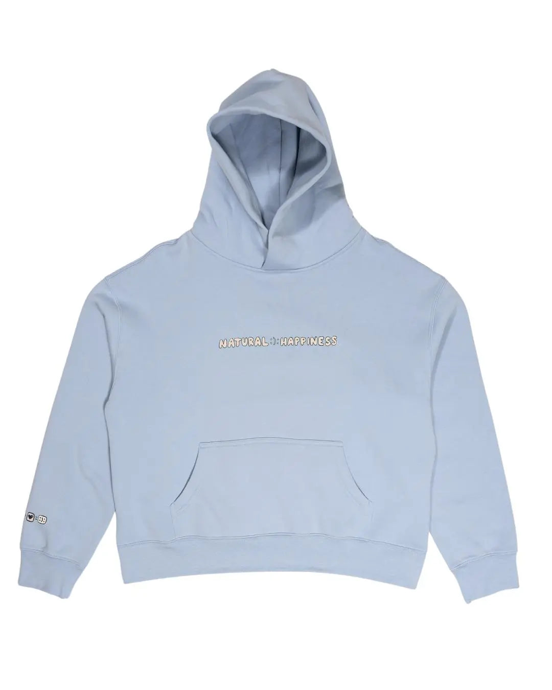 The Women's Natural Happiness Hoodie - Powder Blue - Pink7