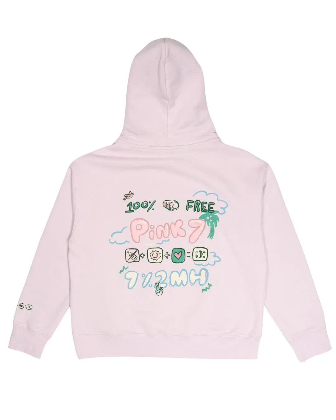 The Women's Natural Happiness Hoodie - Light Orchid - Pink7