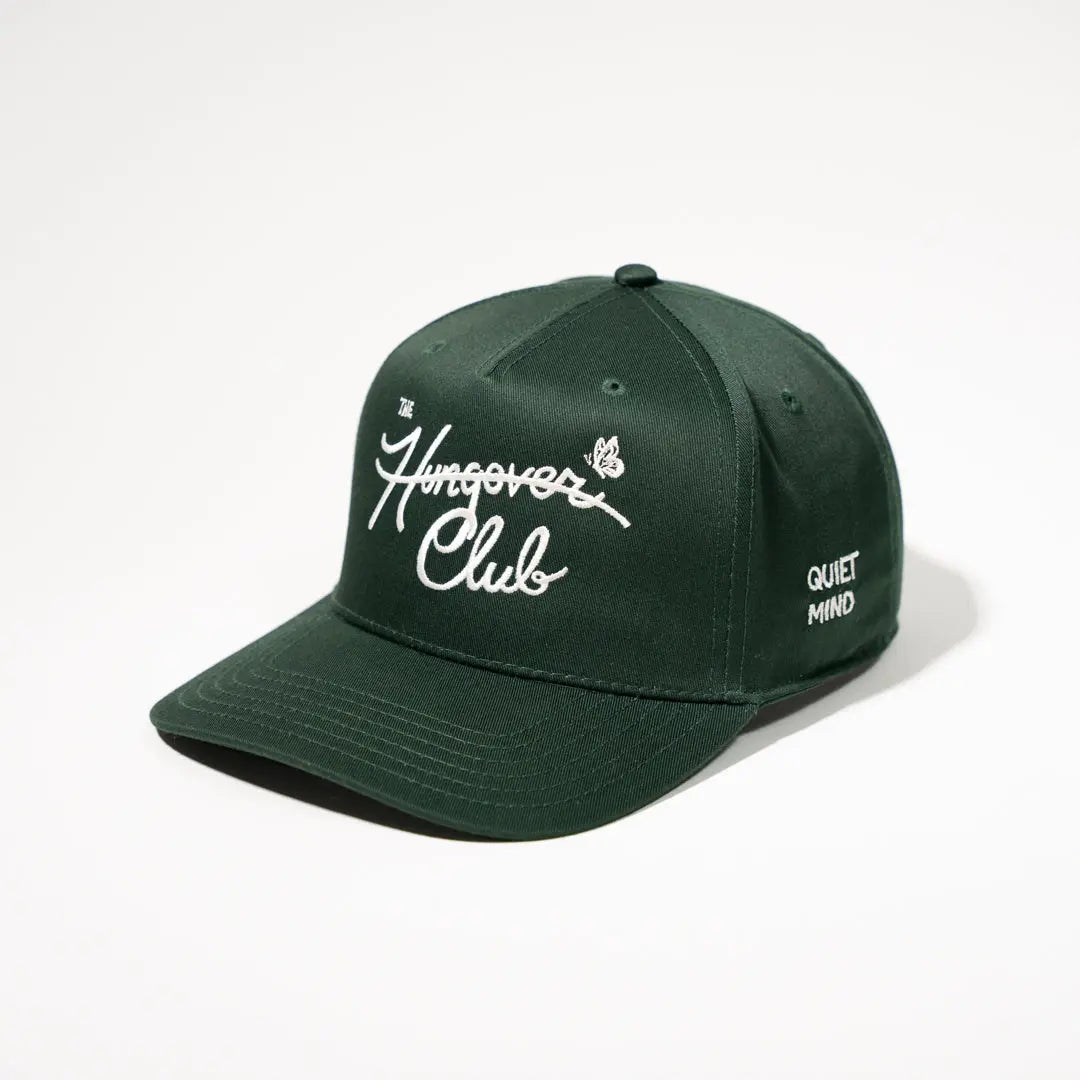 The Club Hat - Dark Green - Pink7