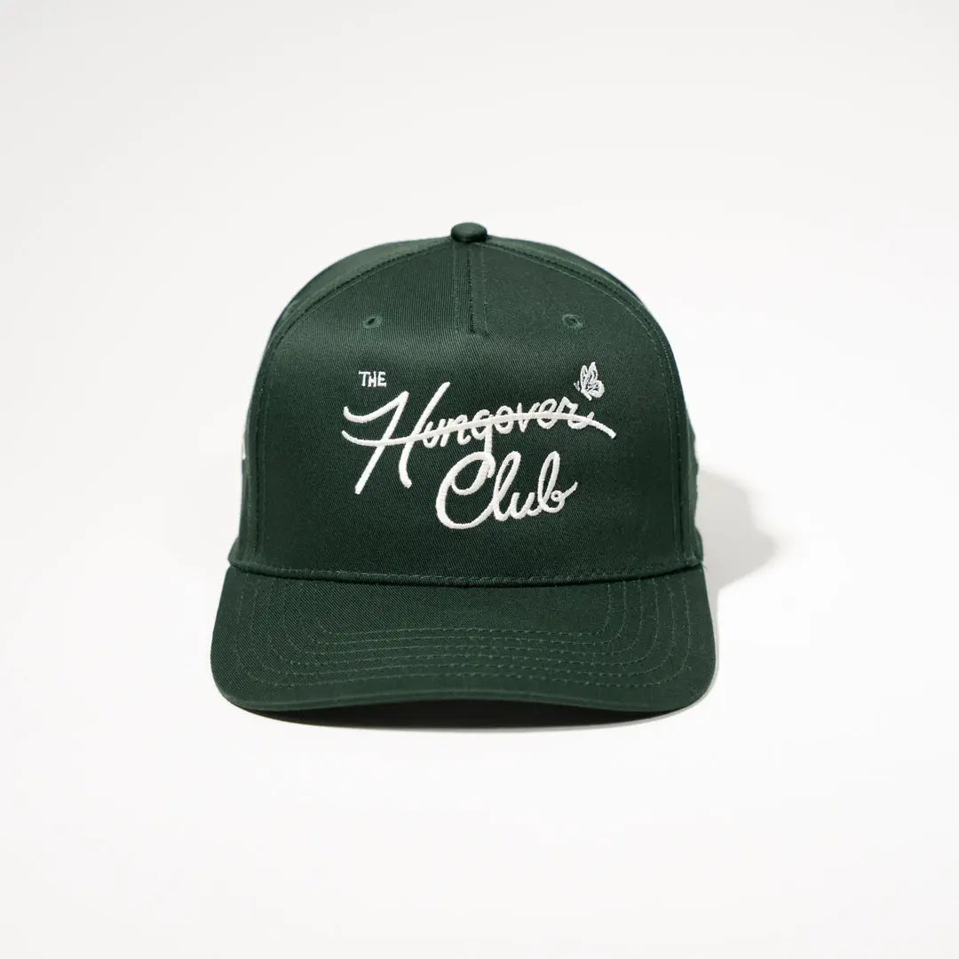 The Club Hat - Dark Green - Pink7
