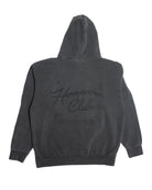 The Hungover Club Hoodie - Washed Black - Pink7