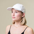 Elite Run and Train Hat - White - Pink7