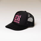 Vintage Encinitas Trucker Hat - Black - Pink7