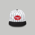 Hungover Club Hat - Unstructured Pinstripe - Pink7