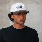 Hungover Club Hat – Off White / Washed Black - Pink7