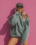 The Club Hoodie - Smokey Blue - Pink7, Inc.