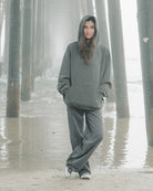 The Hungover Club Hoodie - Washed Black - Pink7